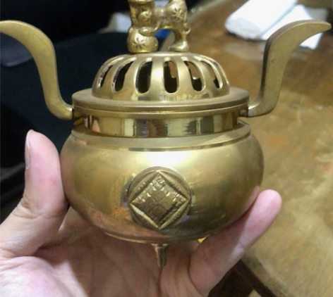 回流精铜冲天耳熏香炉 精美陈设实用器 关注...
