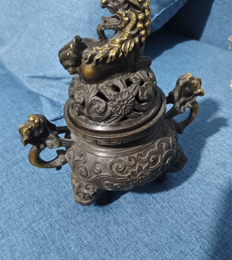 老物件铜器薰香炉，包老！ 感兴趣的话点“我...