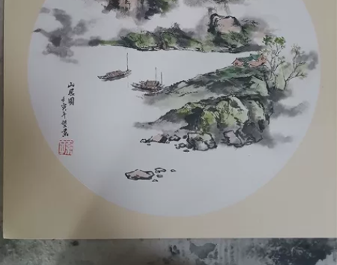 装饰画，纯手绘国画，都是自己画的，尺寸38...