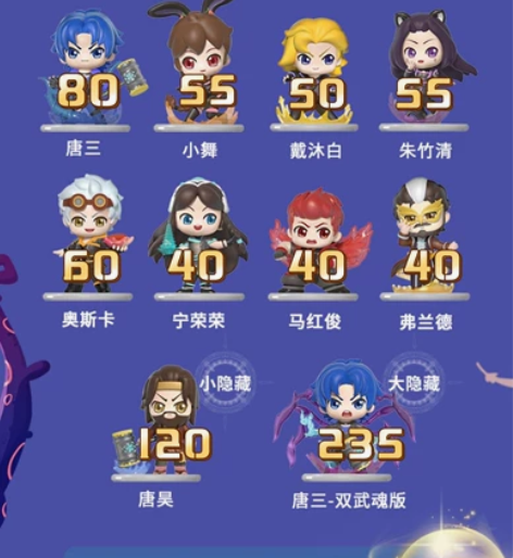 现货斗罗大陆盲盒魂师对决2二代手办盲盒唐三...