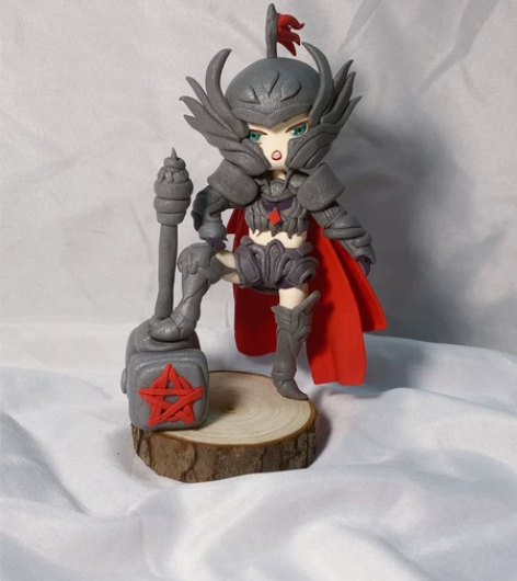 【仅展示】王者荣耀Q版萌版钟无艳王者之锤手...