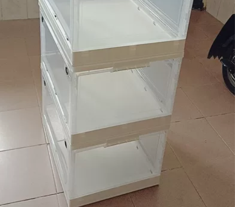 捡漏了，折叠收纳箱家用户外露营透明大号塑料...