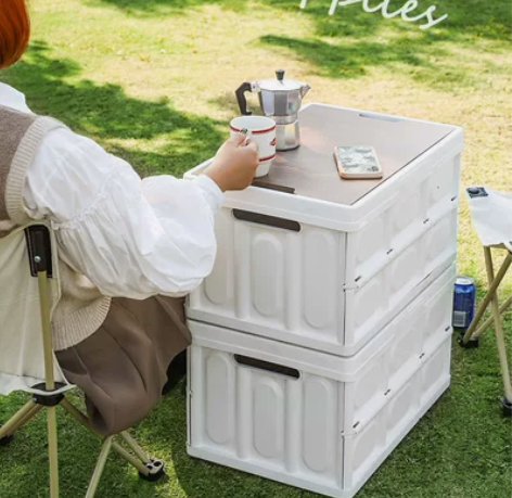 户外收纳箱车载后备箱整理箱汽车折叠加厚收纳...