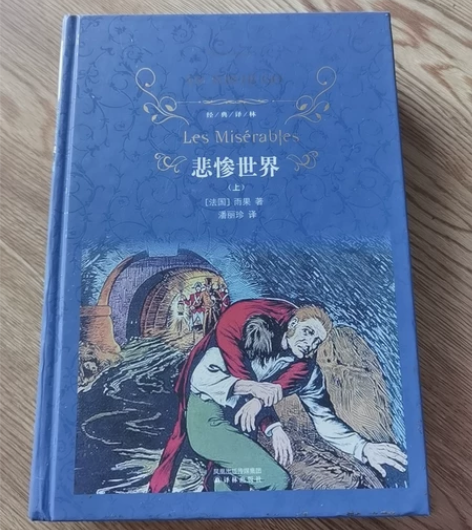 自家买的悲惨世界上下册，没看过，没有笔迹，...