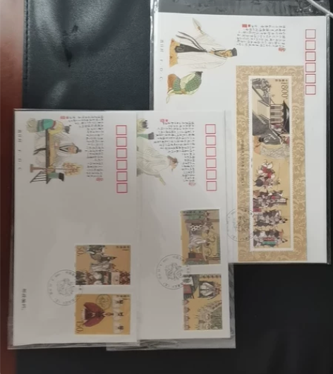 三国演义五首日封一套，闲置转卖，邮品保真好...