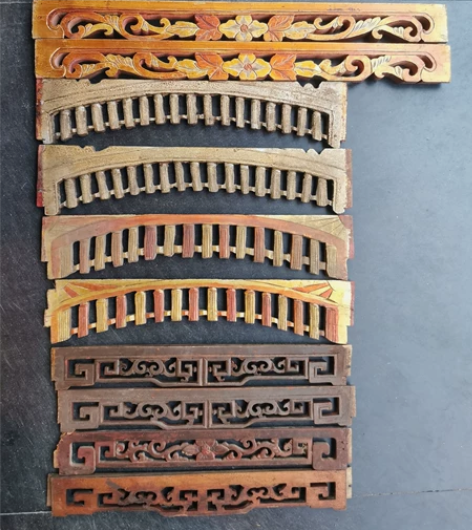 降价啦！！！共10片#木雕花板老物件#民宿...