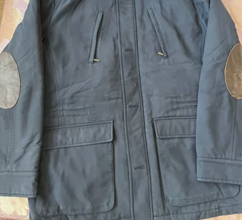 Ports男士羽绒服,洗衣店把表面洗的有点...