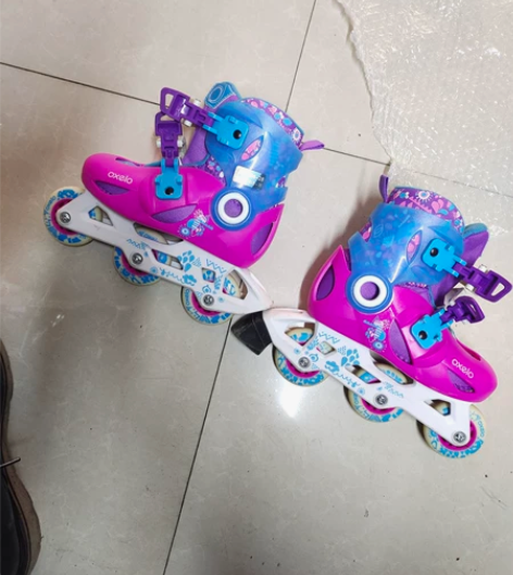 迪卡侬儿童轮滑鞋 儿童旱冰鞋 26-28码...