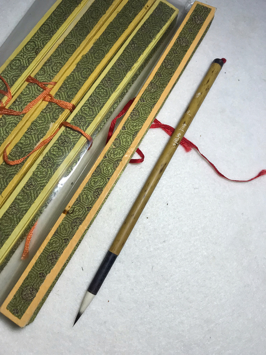 回流八十年代日本江雪堂,定制湖笔,紫毫笔,...