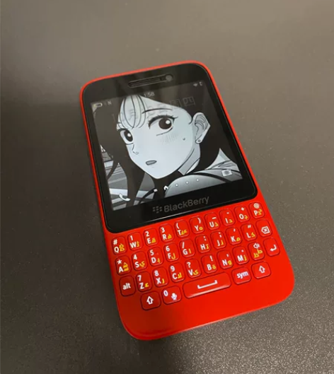 黑莓Q5 blackberry 法拉利红 ...