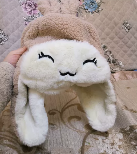 毛茸茸的雷锋帽 护耳帽 脑子 适合头尾 5...