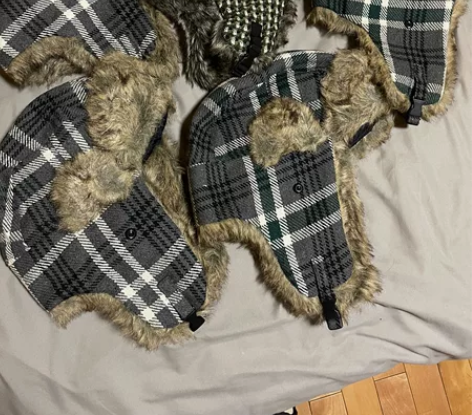 英伦格雷锋帽 抗寒必备,大头围,保暖性不错...