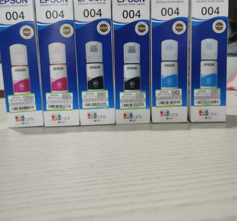 买打印机配的原装墨水,换了颜料墨水,剩下的...