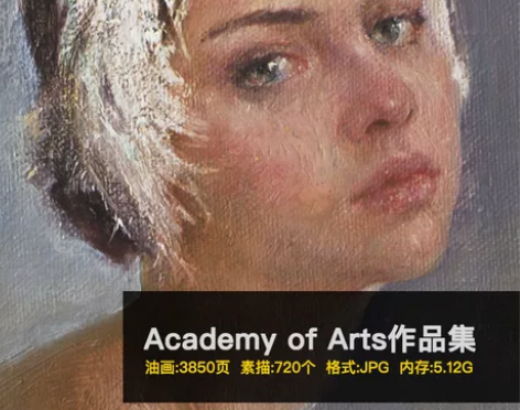 列宾美院当代艺术家作品集合油画：3850张...