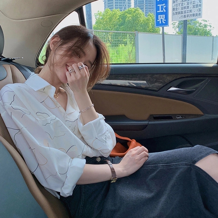 【狂欢价】白色衬衫女薄款外套夏装新款202...