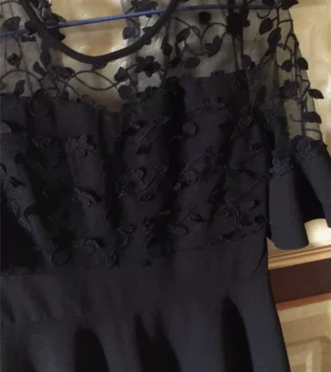 雪纺蕾丝连衣裙短裙夏 L码，实拍，大约10...