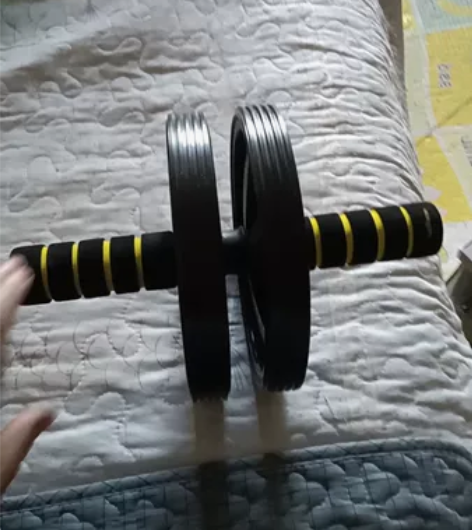 健腹轮 家用锻炼腹肌轮健身器材滚轮俯卧撑轮...