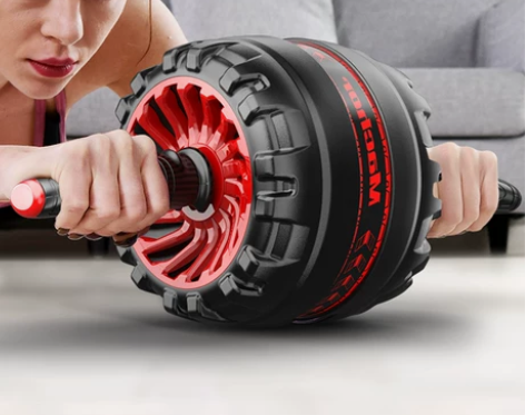 自动回弹健腹轮男士家用收腹健身运动器材初学...