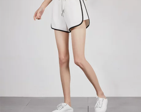 【狂欢价】唐狮新款运动短裤女夏宽松高腰休闲...