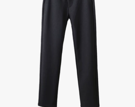 豆撤柜薄绒加厚冬季弹力商务休闲裤！四面有弹...