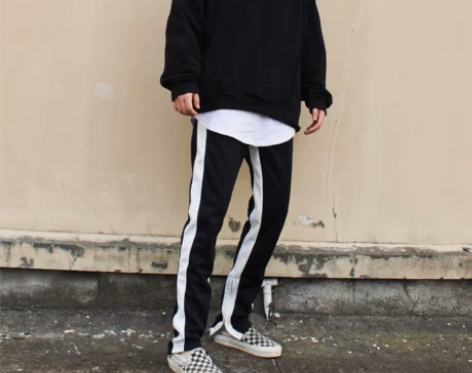 SPNNX FOG欧美高街休闲拉链长裤比伯...