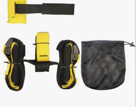 健身房爆款悬挂拉绳 TPR手柄 X型 拉力...