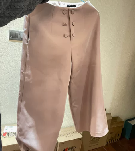 藕色阔腿裤,中号,南方秋季可穿,30包邮 ...