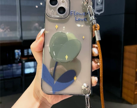 【狂欢价】新款透明郁金香iphone13p...