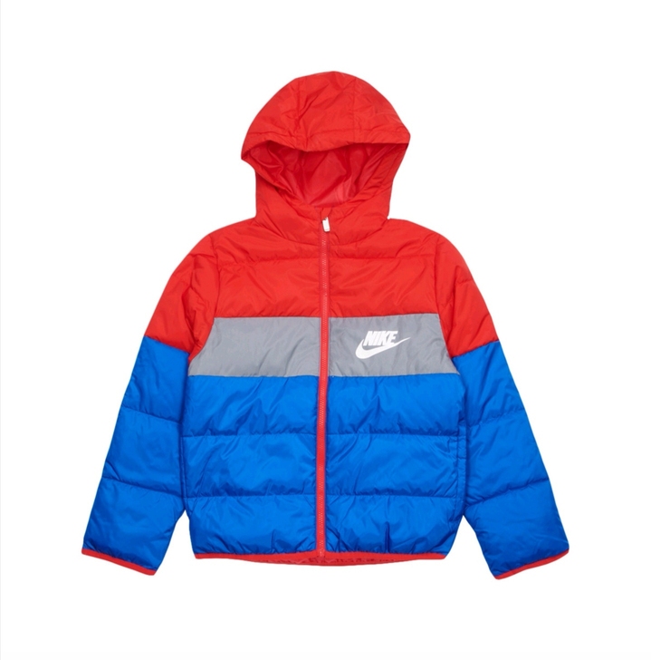 全新NIKE耐克男童运动棉服