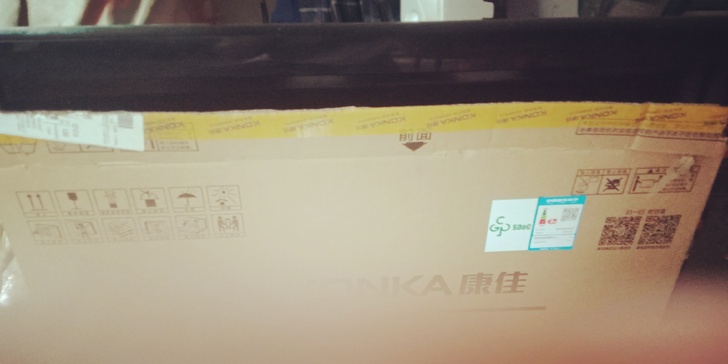 电视机32寸TCL，背光条故障。自己拿回去...