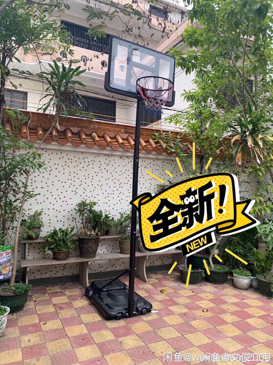 儿童室外标准篮球架青少年可升降投篮框架家用...