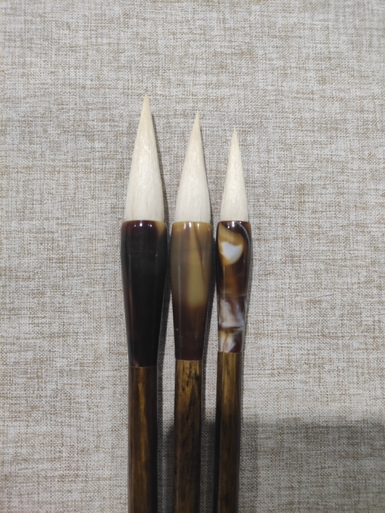 90年代纯羊毫斗笔大号48mmx18mm