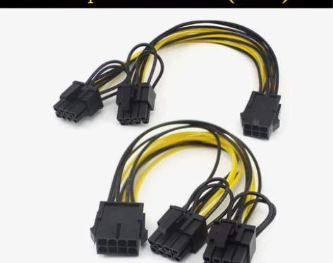 6PIN转双8P显卡供电线 双8针显卡电源...