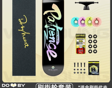 DBH滑板专业初学者刷街动作青少年女生成人...