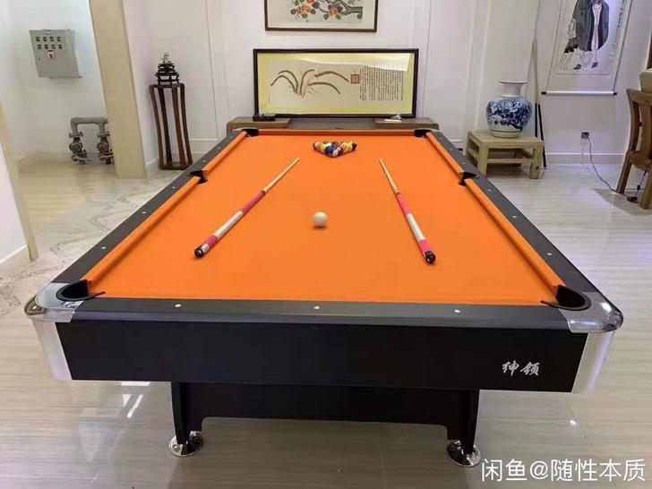 全新未拆封台球桌8尺，尺寸2.4*1.32...
