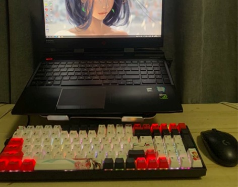 惠普暗夜精灵4  14尺，i7-8750h...