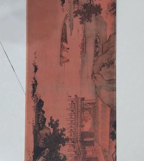 渔山烈隐图键盘垫鼠标垫桌垫尺寸600*30...