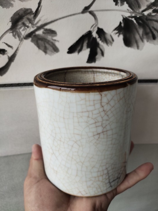 百圾碎文房笔筒