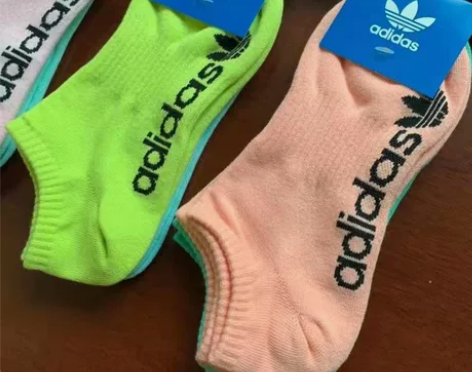 全新  AD纯棉袜子 男女同款纯棉袜子一卡...