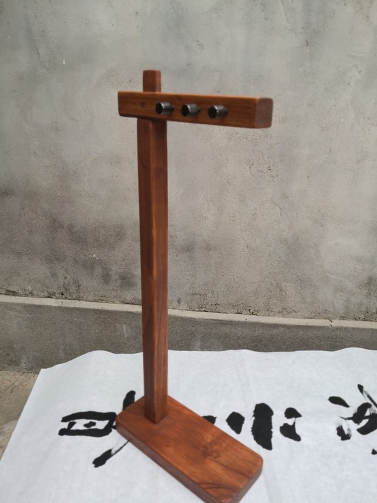 6针毛笔架笔挂手工榫卯结构，简单大方，两种...