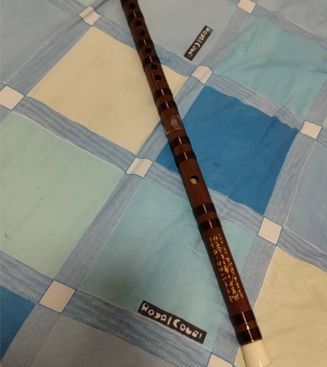 云雅棕色一节 F调笛子 民族管弦乐竹笛横笛...