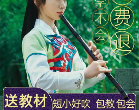 演奏级紫竹短箫洞箫随身专业入门初学萧G调F...