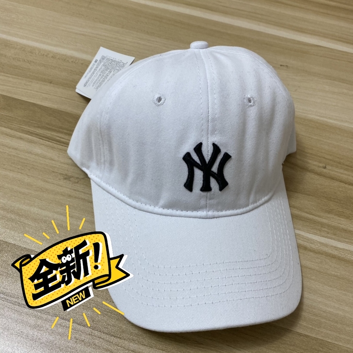 MLB经典字母小标刺绣款情侣款ny棒球帽鸭...