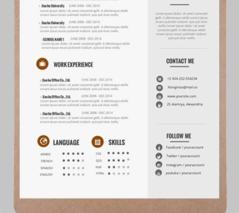 英文简历翻译制作，英文简历，CV ，英语翻...