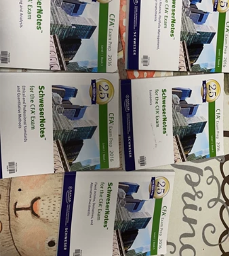 CFA考试书如图5本98成新2016版50...