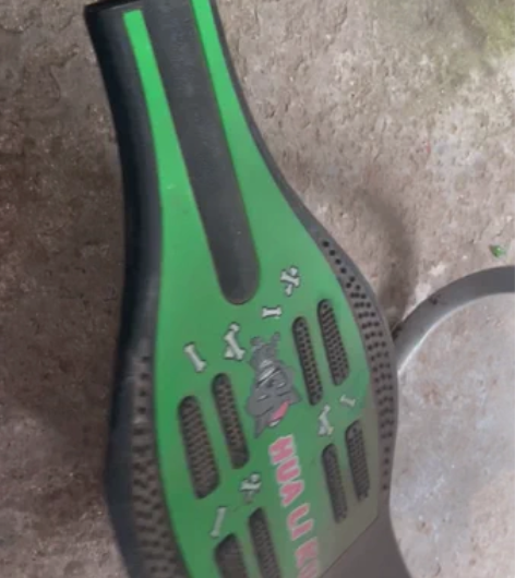 蛇板  不是滑板  扭着走的那种   好像...