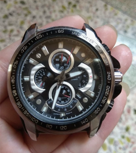 卡西欧手表，关联精工，西铁城手表。大表盘运...