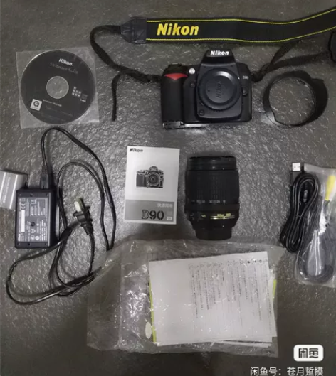 尼康D90单反相机+18-105VR防抖镜...