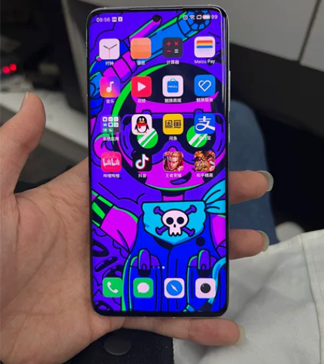 魅族18 8-128 换过原装屏和后盖 指...