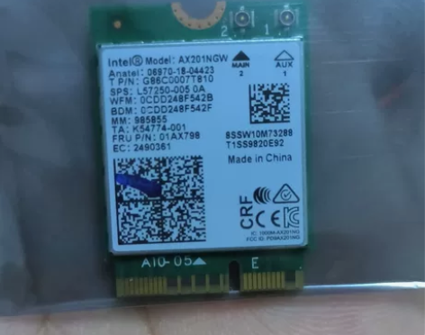 ax201ngw无线网卡 黑苹果版本 联想...
